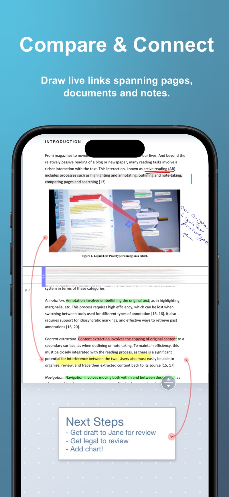 LiquidText iPhone screenshot 3