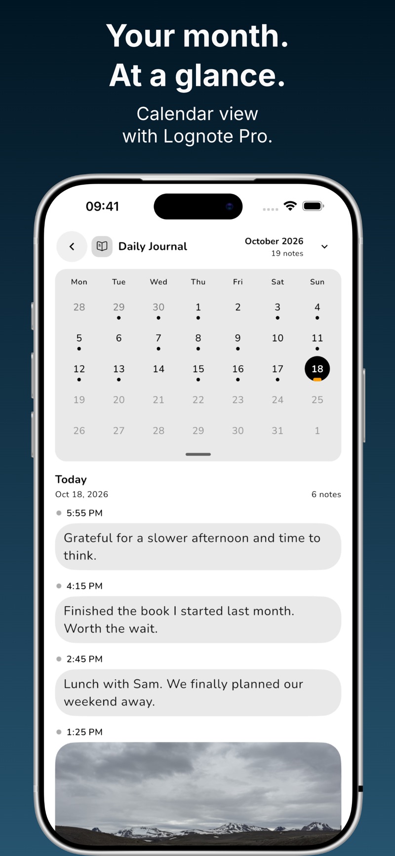 Lognote iPhone screenshot 8