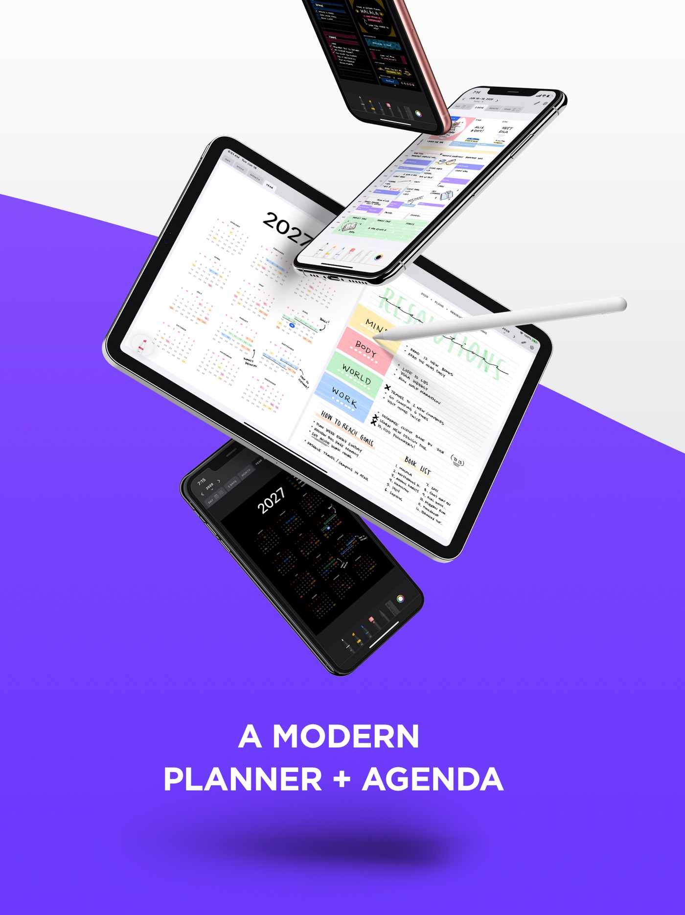Pencil Planner & Calendar Pro iPad screenshot 1