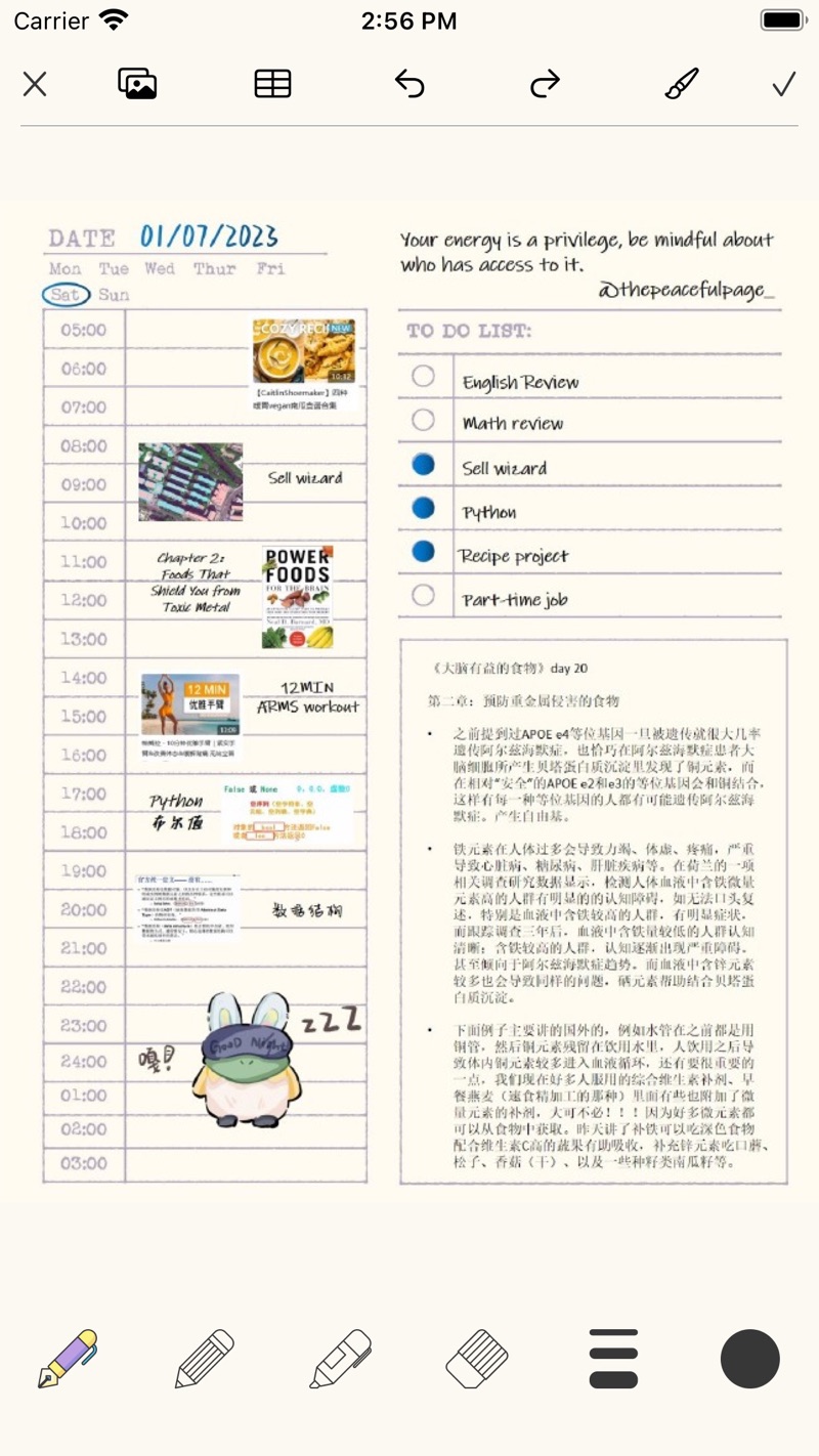 Notebook iPhone screenshot 4