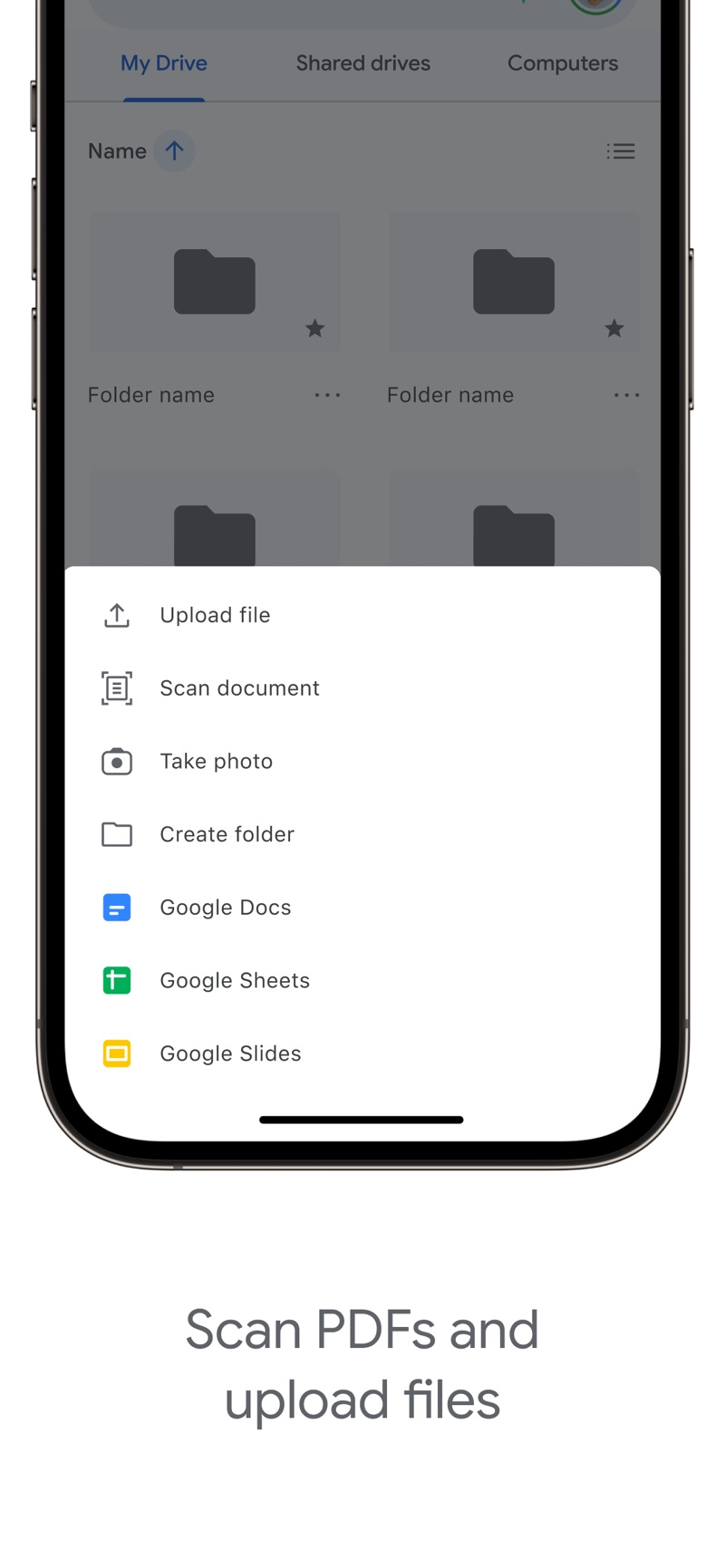 Google Drive iPhone screenshot 2