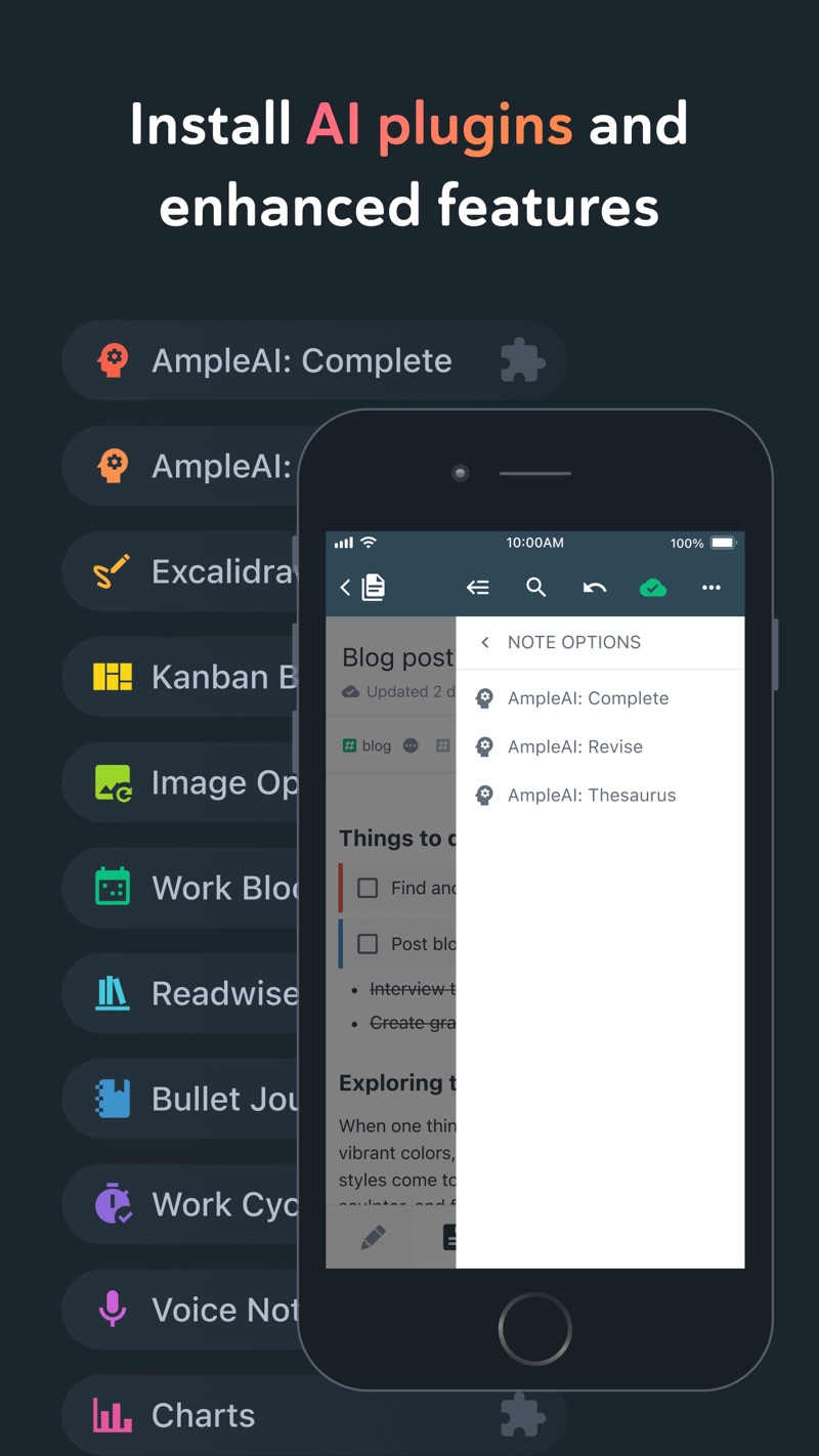 Amplenote iPhone screenshot 6