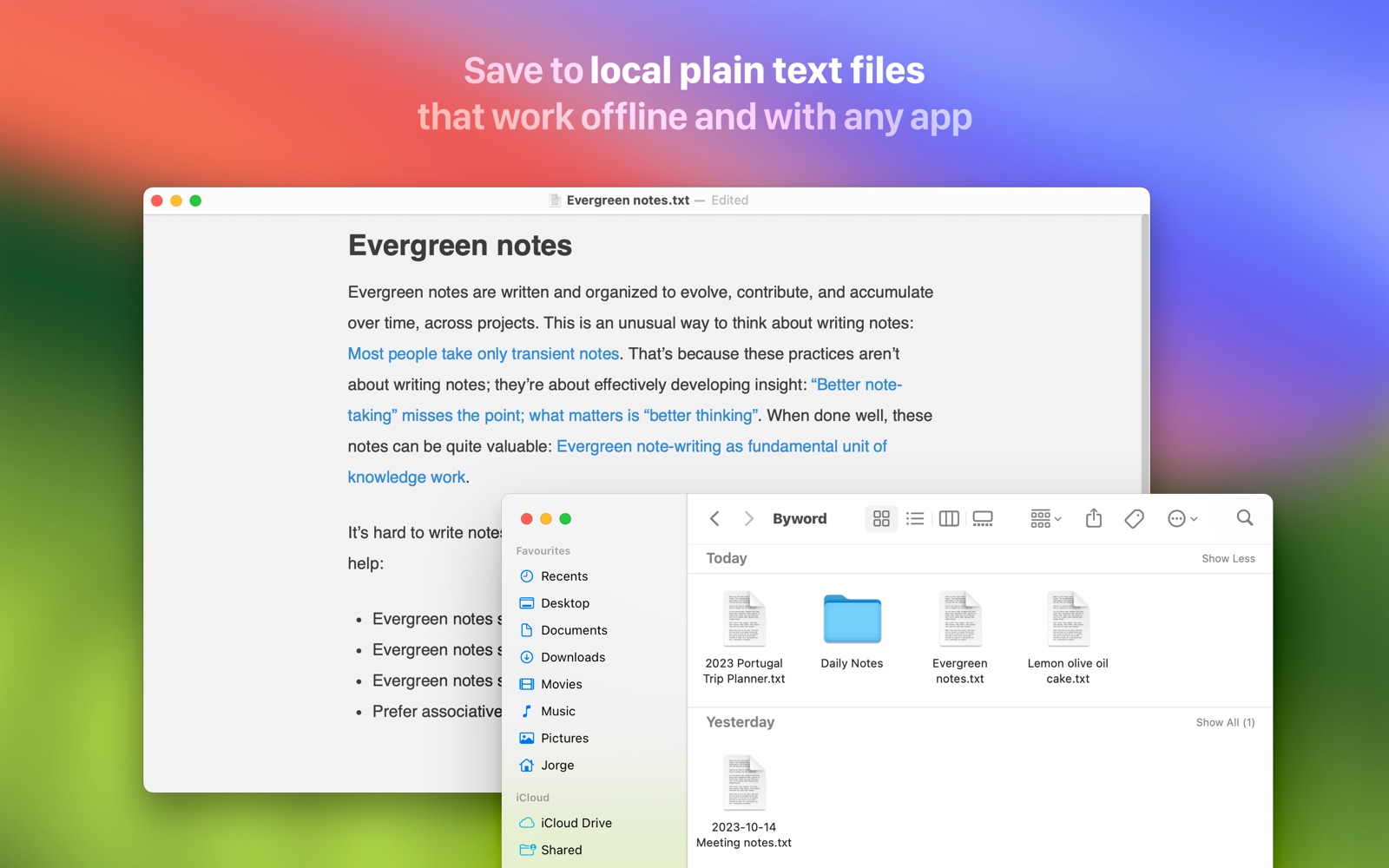 Byword Mac screenshot 5