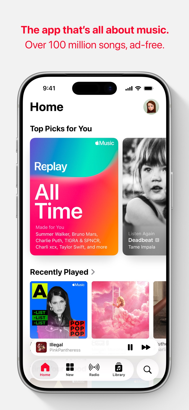 Apple Music iPhone screenshot 1