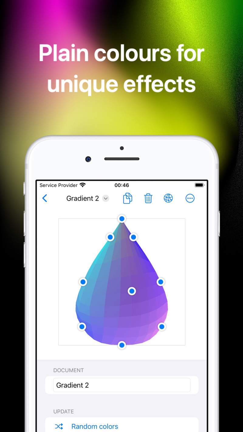 Mesh Gradients iPhone screenshot 6