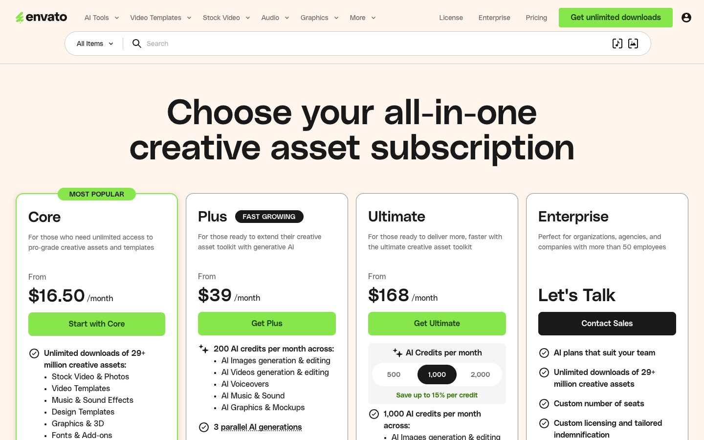 Pricing