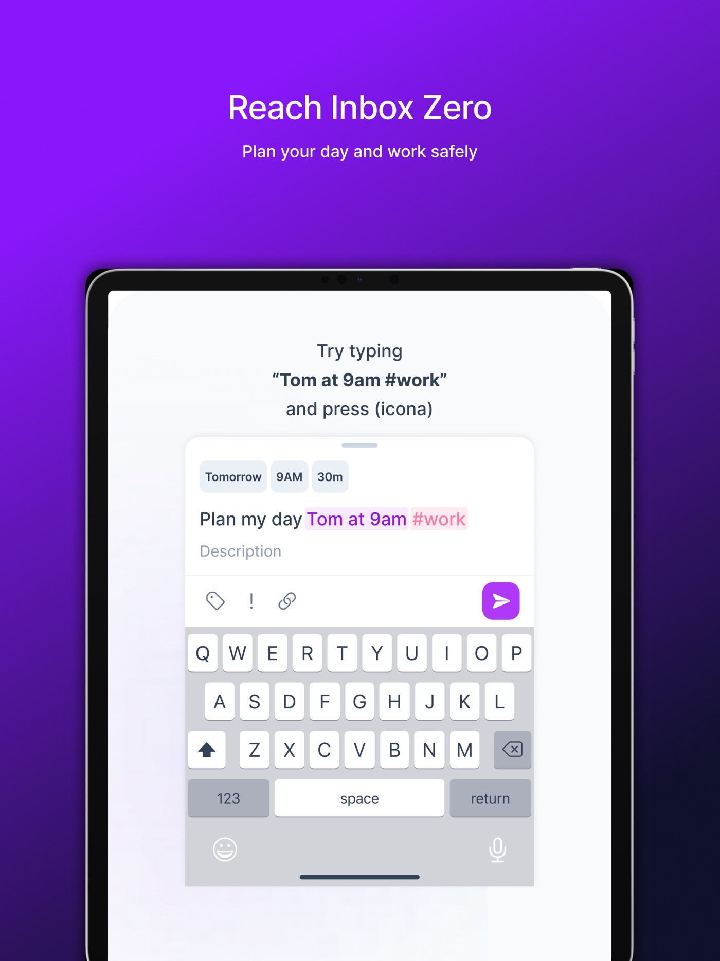 Akiflow iPad screenshot 2