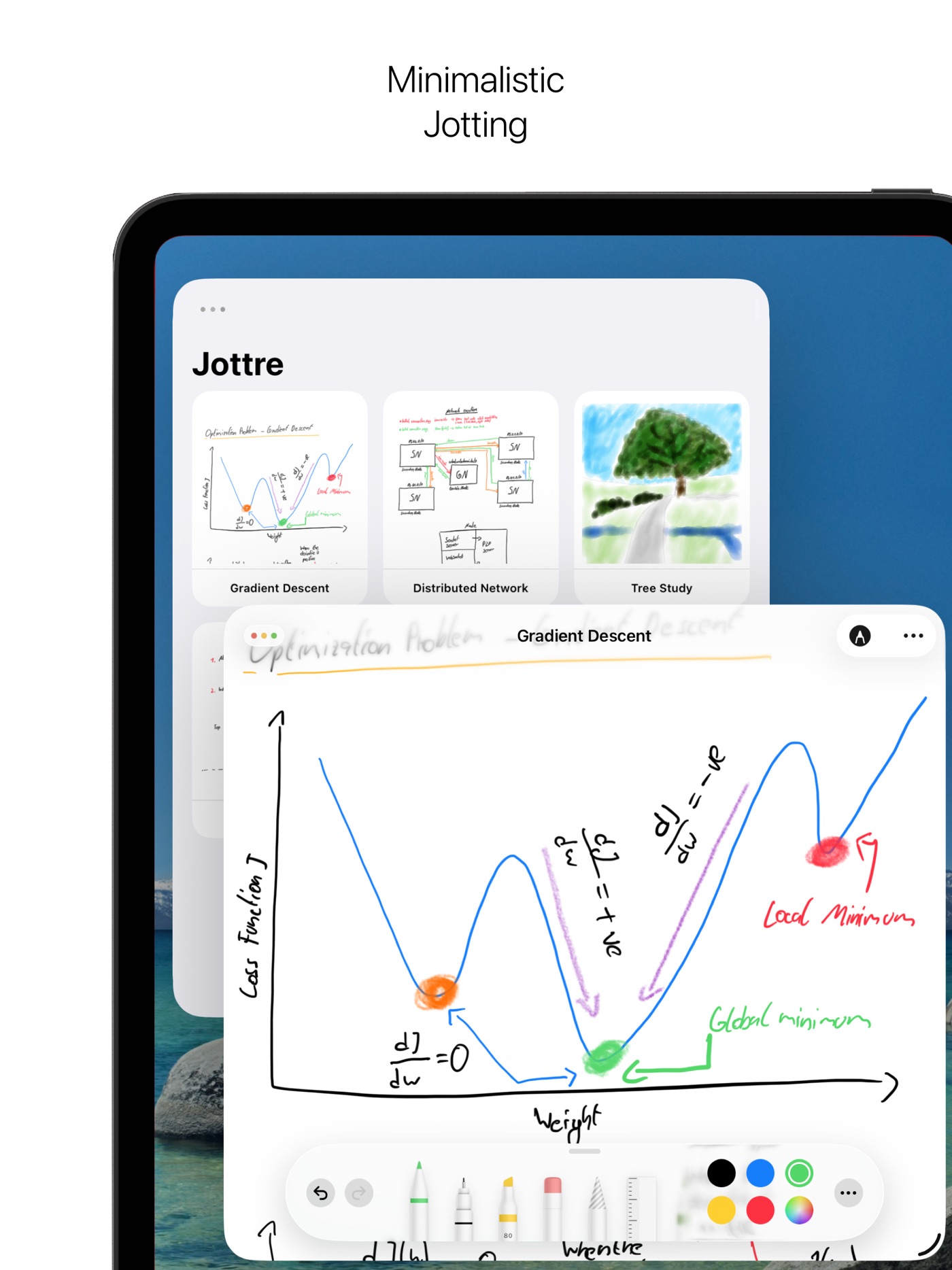Jottre iPad screenshot 1