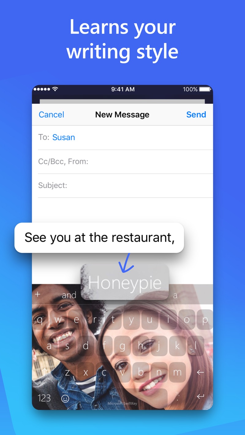 Microsoft SwiftKey iPhone screenshot 2
