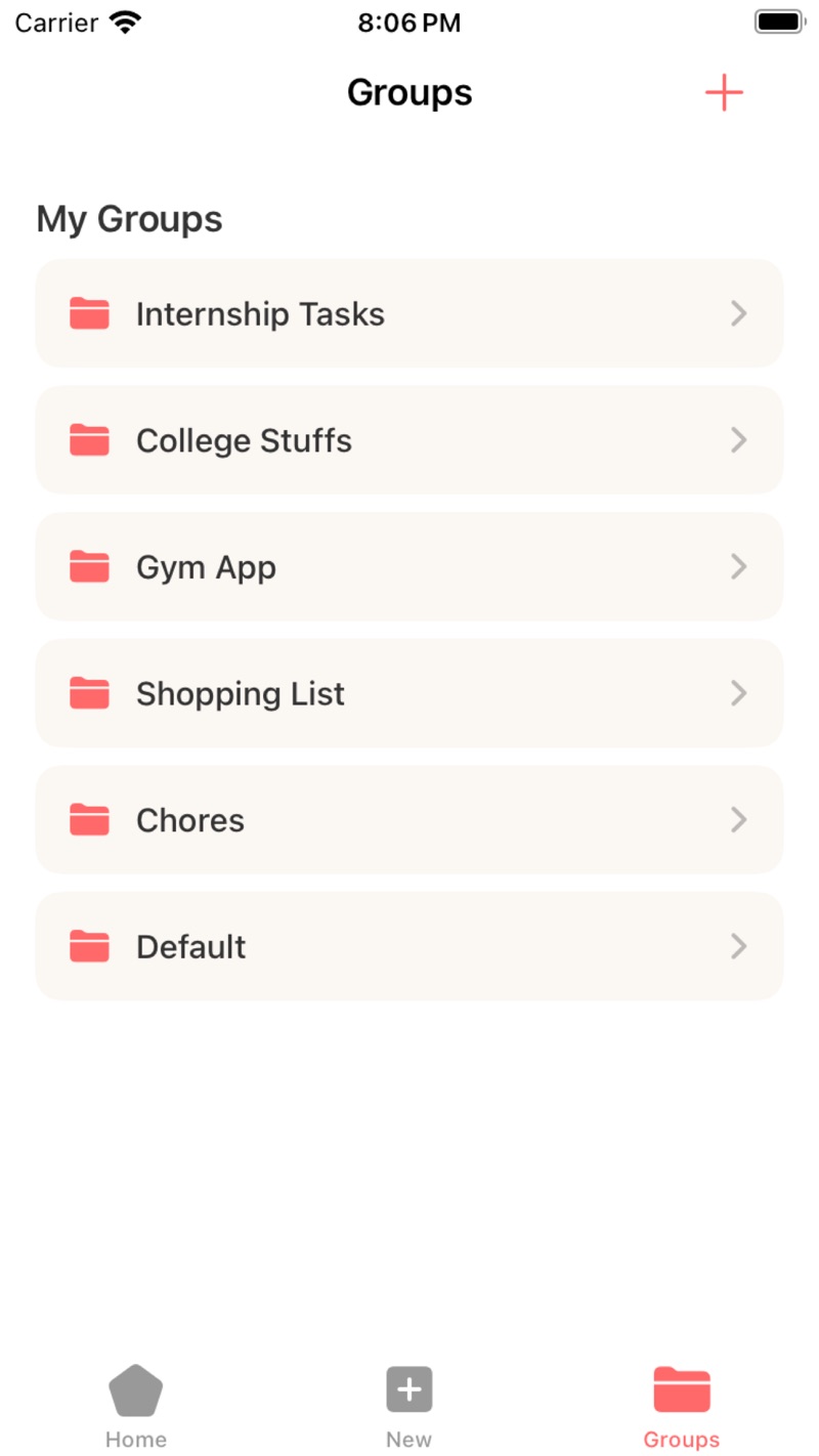 5 Tasks iPhone screenshot 2