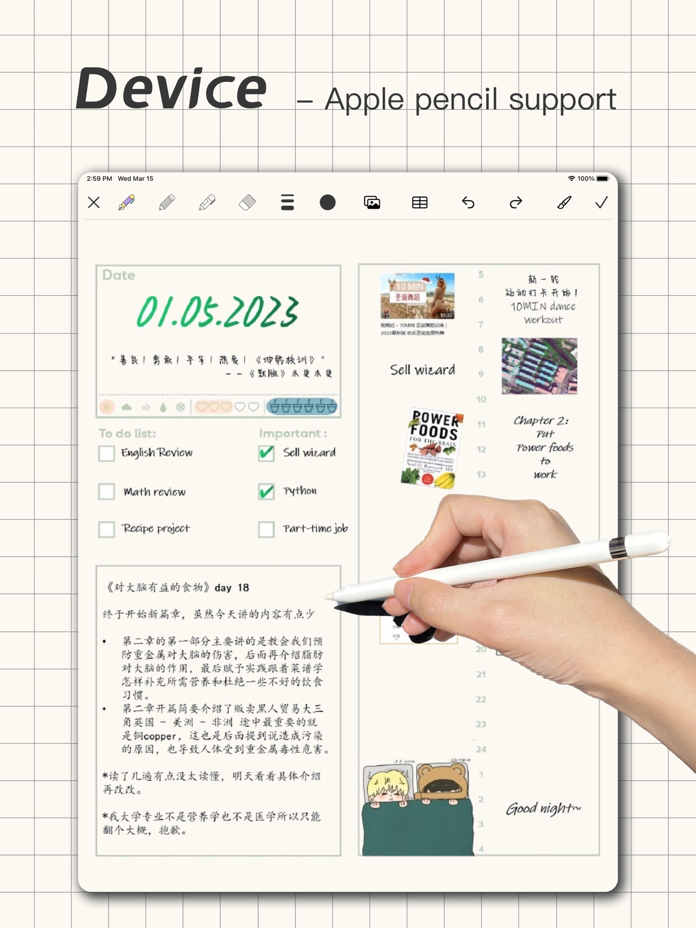 Notebook iPad screenshot 4