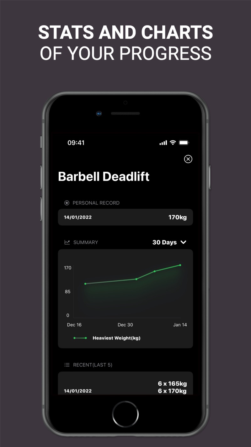 Set & Rep Counter iPhone screenshot 3