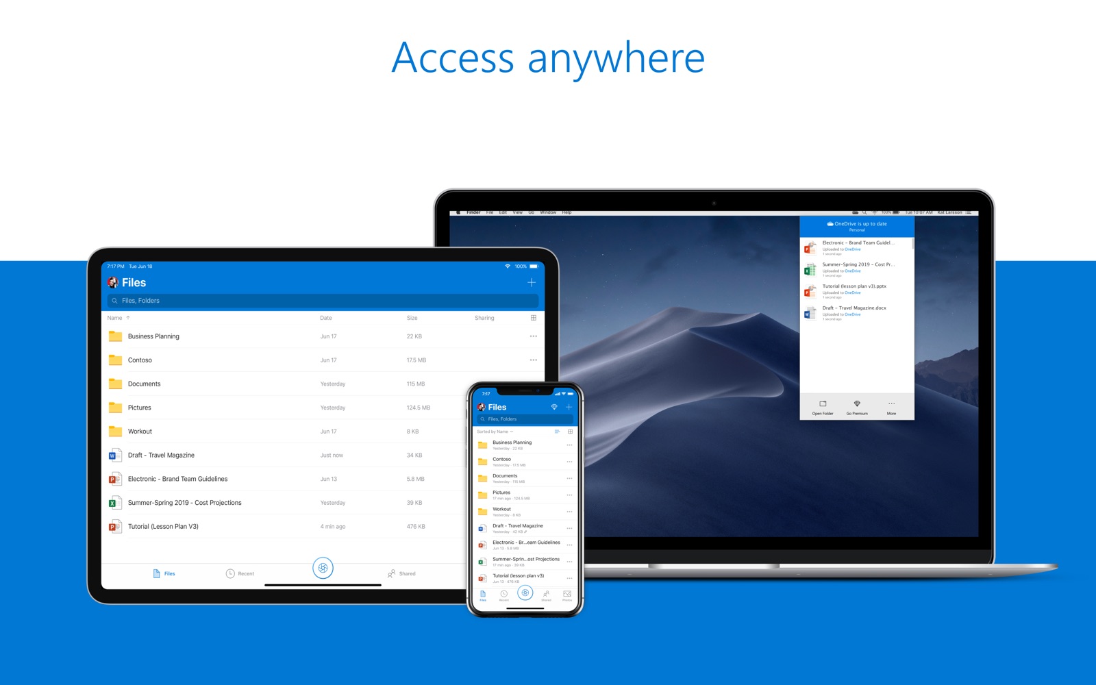 OneDrive Mac screenshot 1