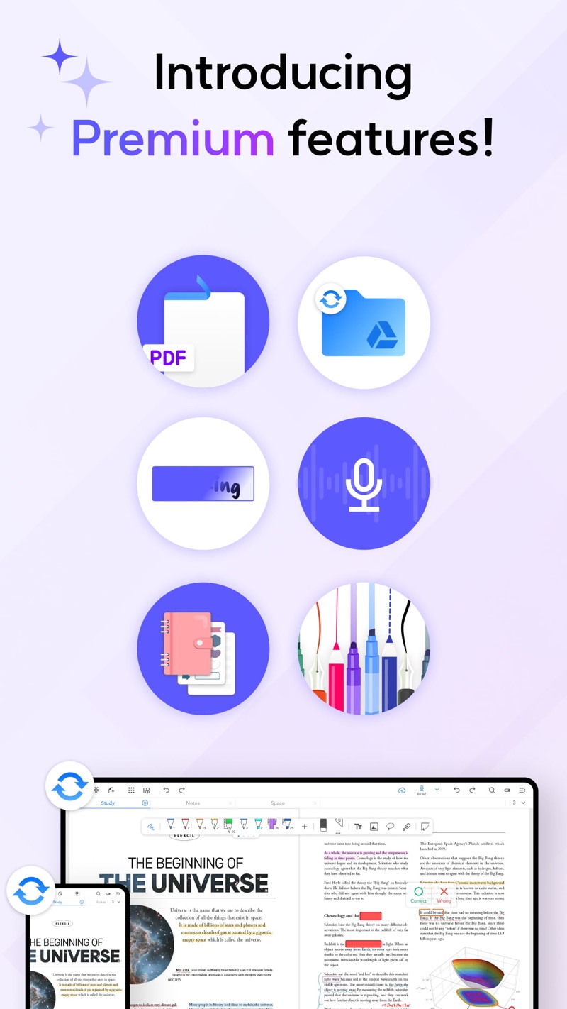 Flexcil iPhone screenshot 1