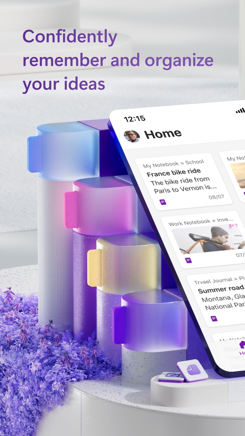 Microsoft OneNote iPhone screenshot 1