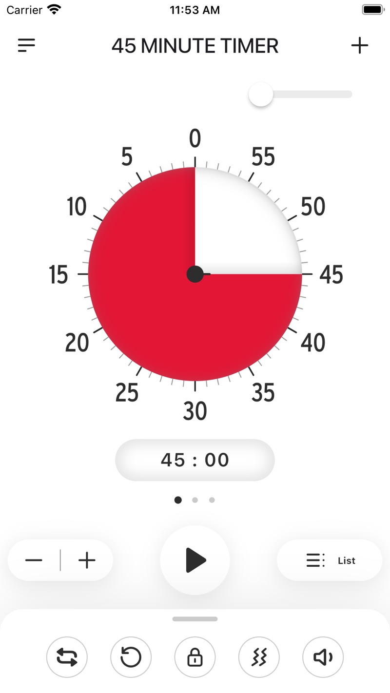 Time Timer iPhone screenshot 1