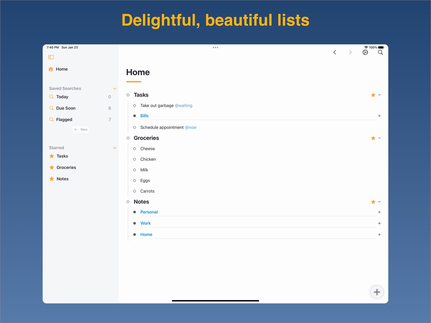 Airlist iPad screenshot 1