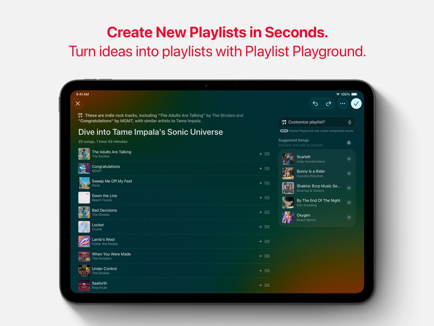 Apple Music iPad screenshot 2