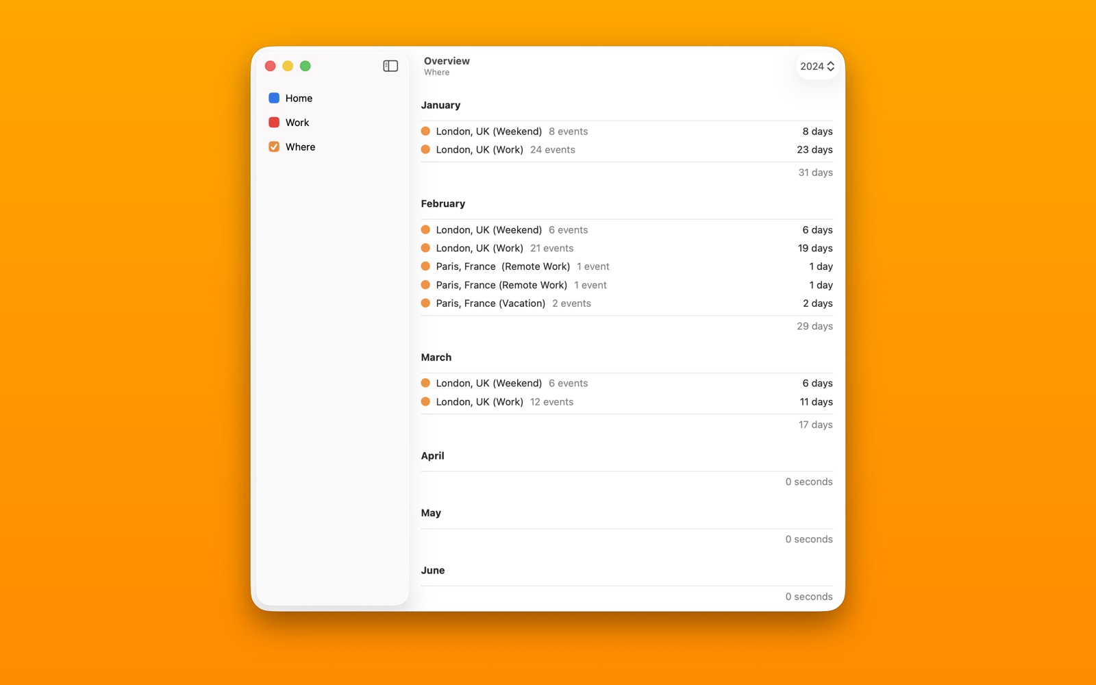 Overview Mac screenshot 2