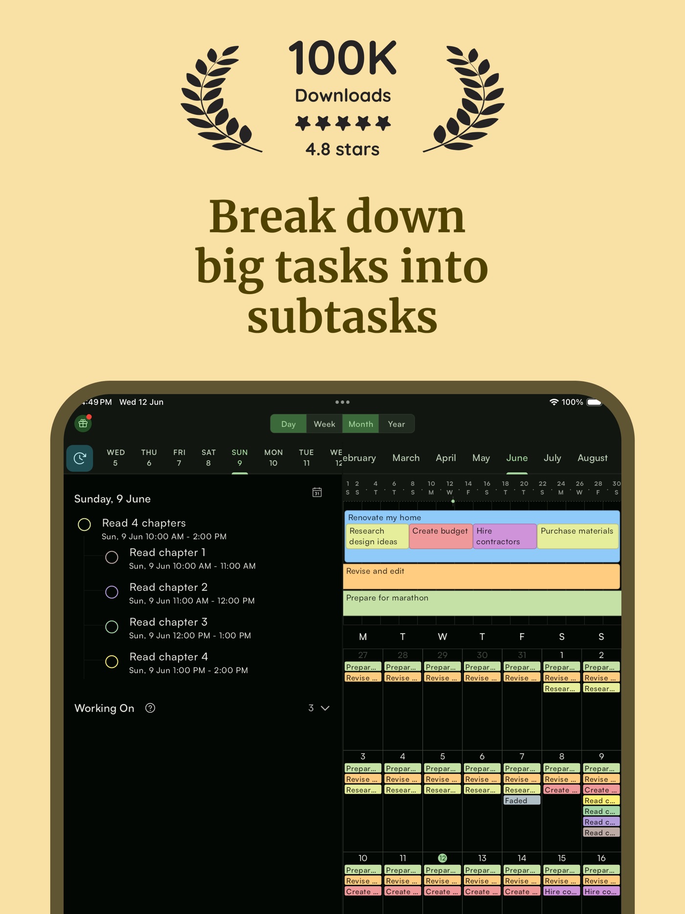 MightyDay iPad screenshot 1