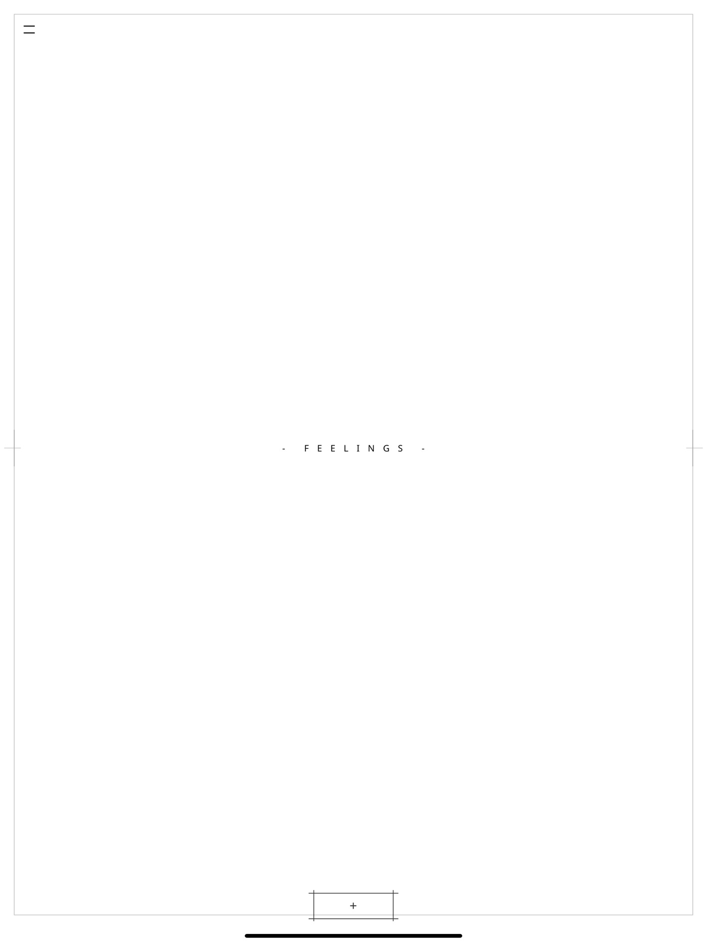 Feelings iPad screenshot 1
