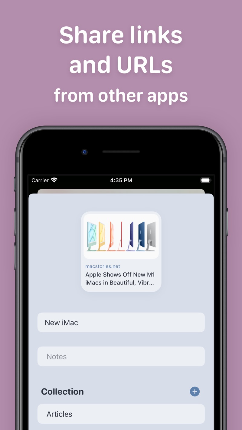 Bookmarks iPhone screenshot 8