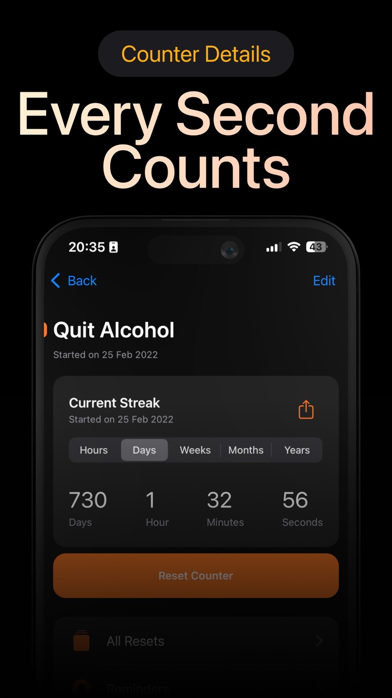 Days Since iPhone screenshot 3