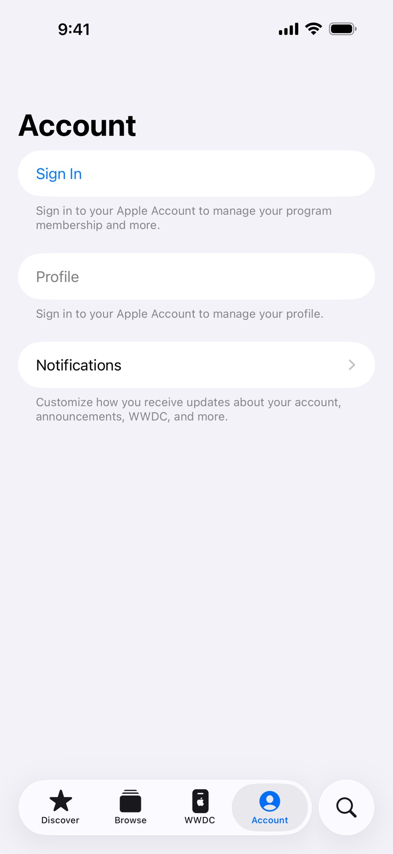 Apple Developer iPhone screenshot 5