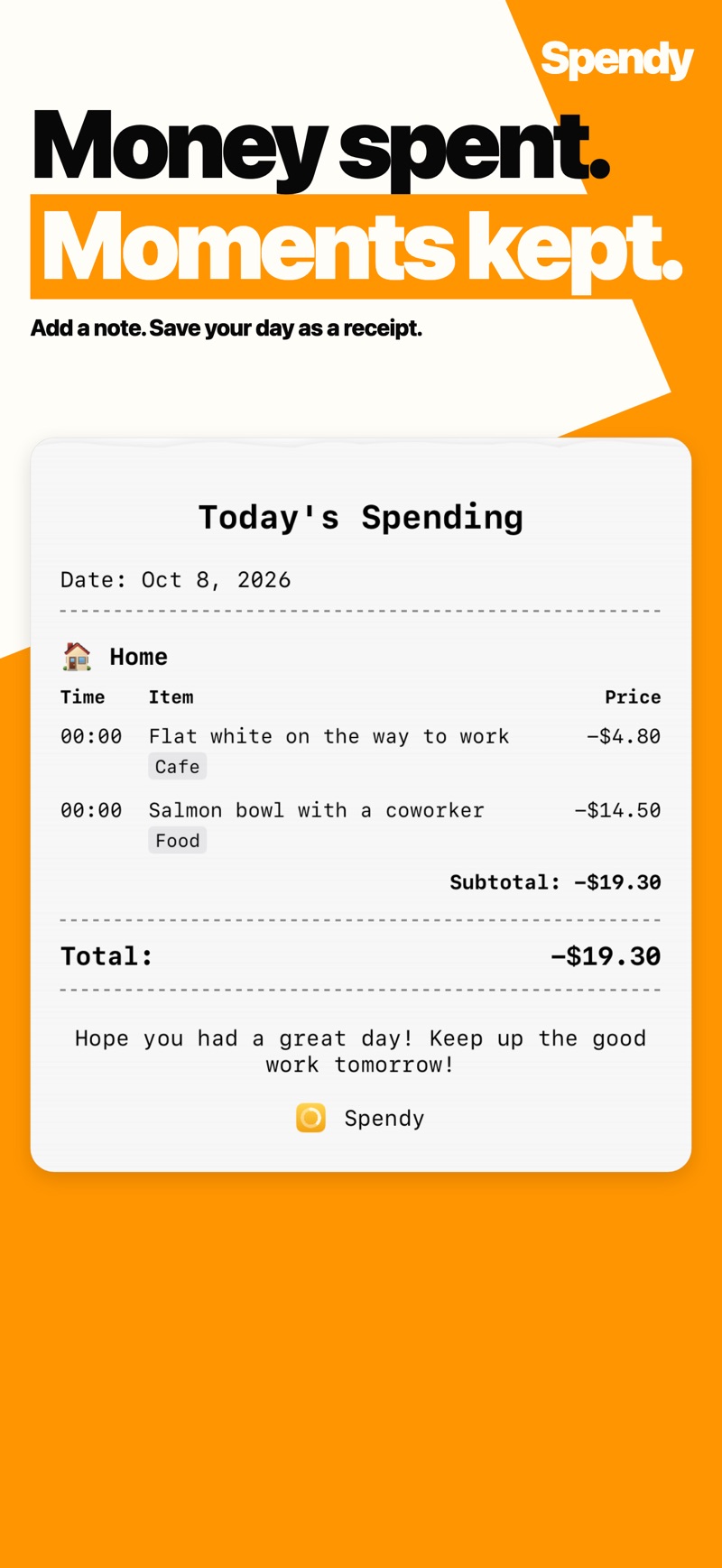 Spendy iPhone screenshot 5