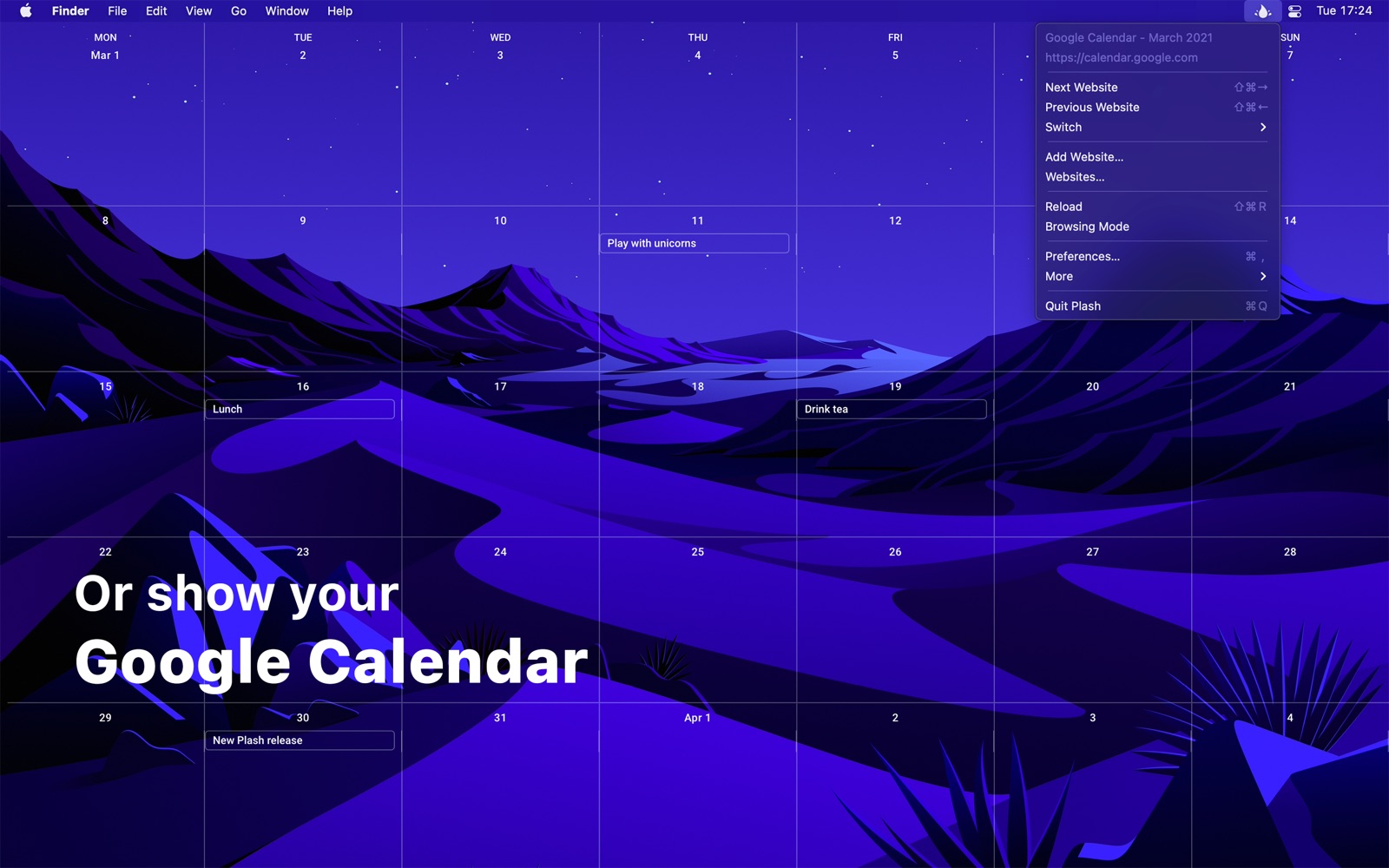 Plash Mac screenshot 3
