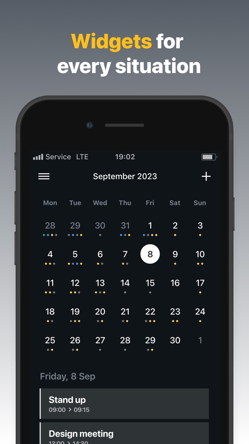 Solid Calendar iPhone screenshot 5