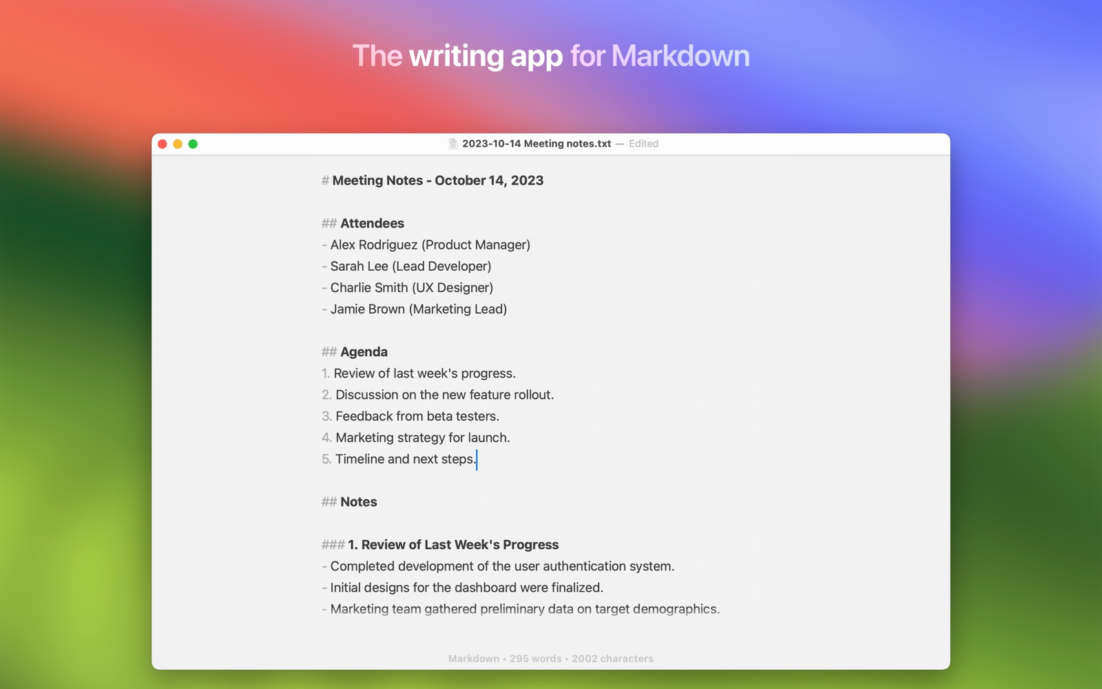 Byword Mac screenshot 1