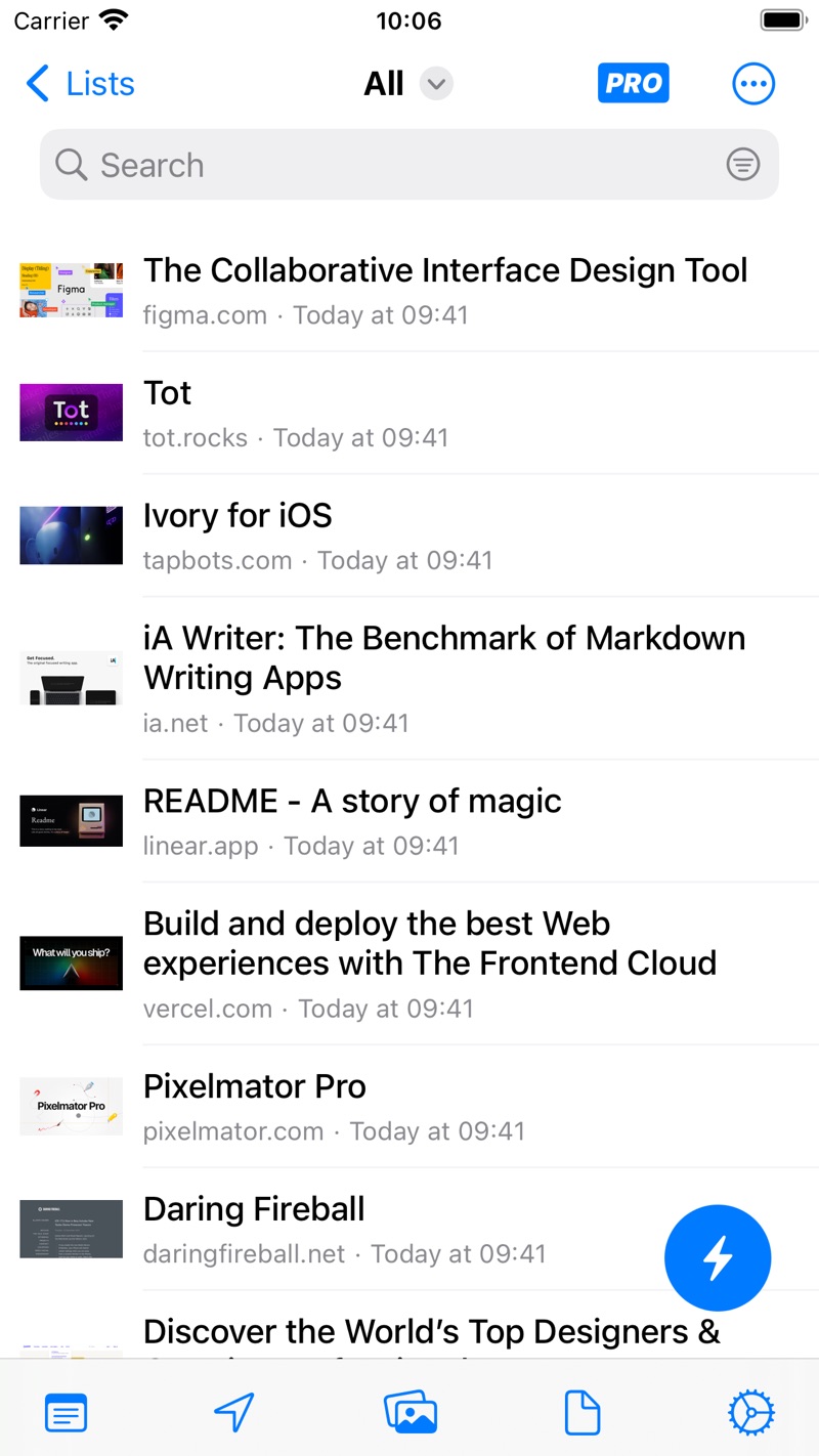 Anybox iPhone screenshot 2