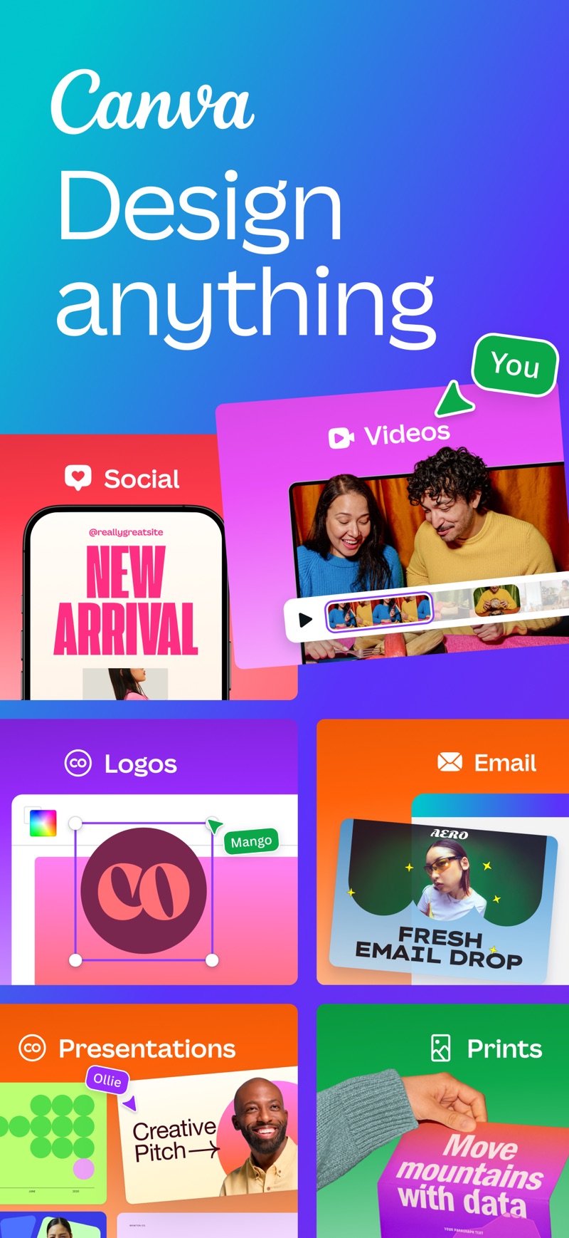Canva iPhone screenshot 1