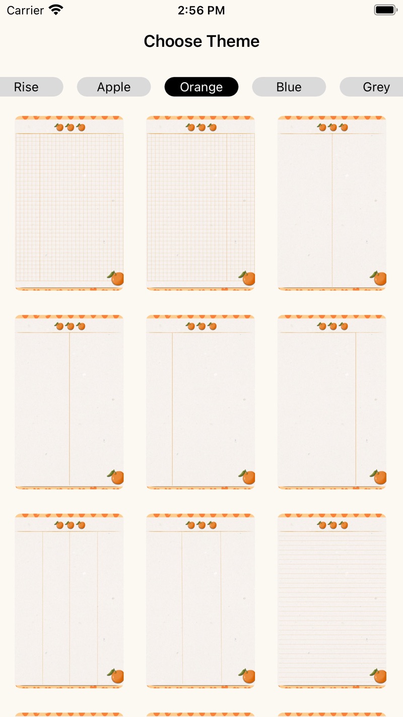Notebook iPhone screenshot 3