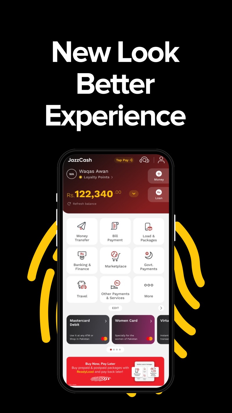 JazzCash iPhone screenshot 1