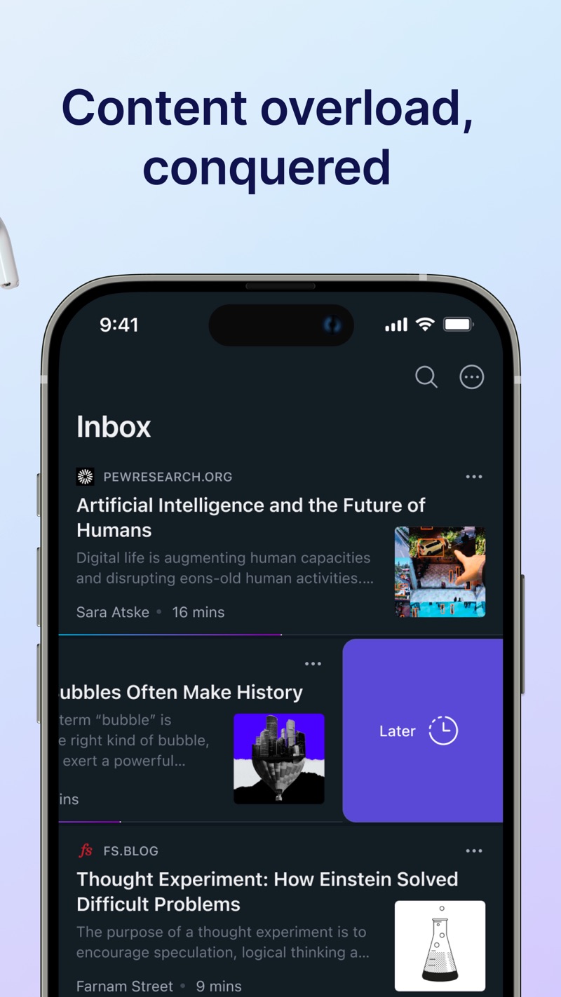 Readwise Reader iPhone screenshot 6