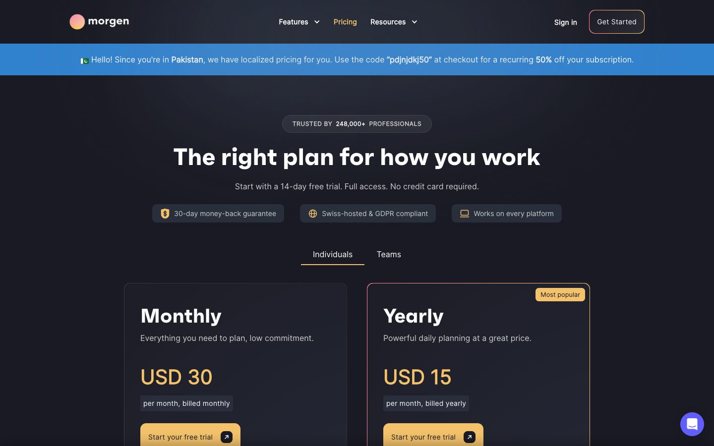 Pricing