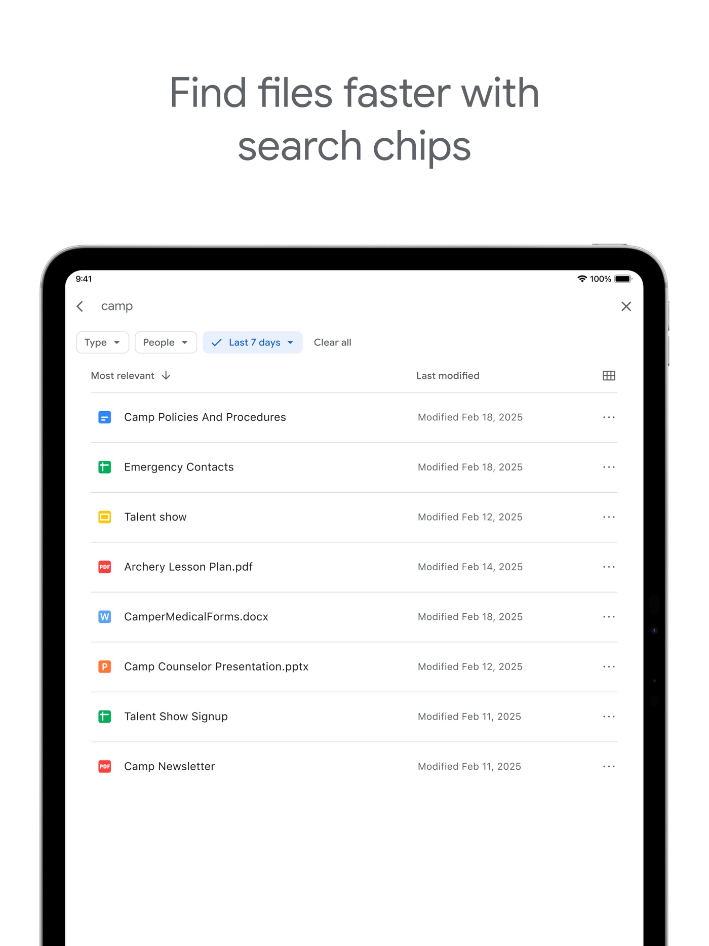 Google Drive iPad screenshot 3