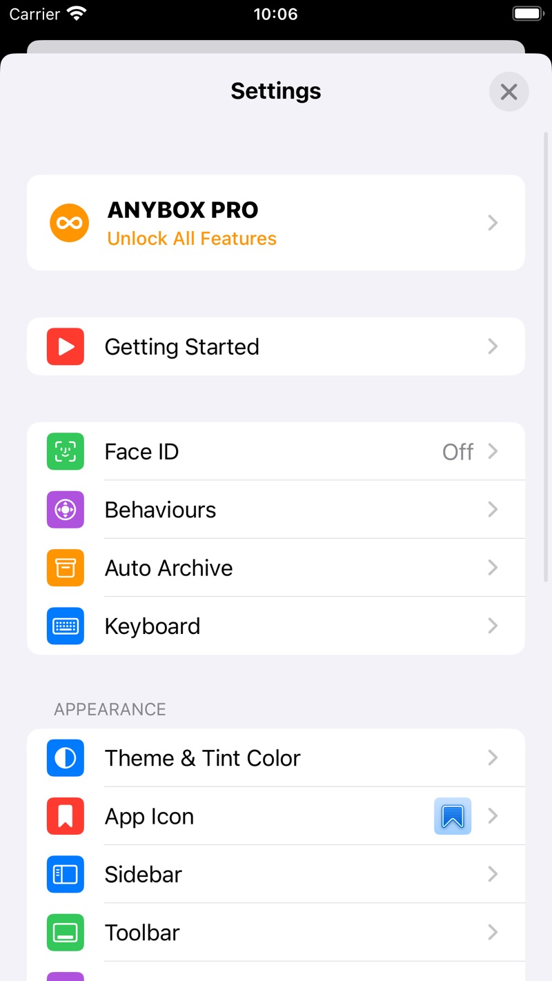 Anybox iPhone screenshot 7