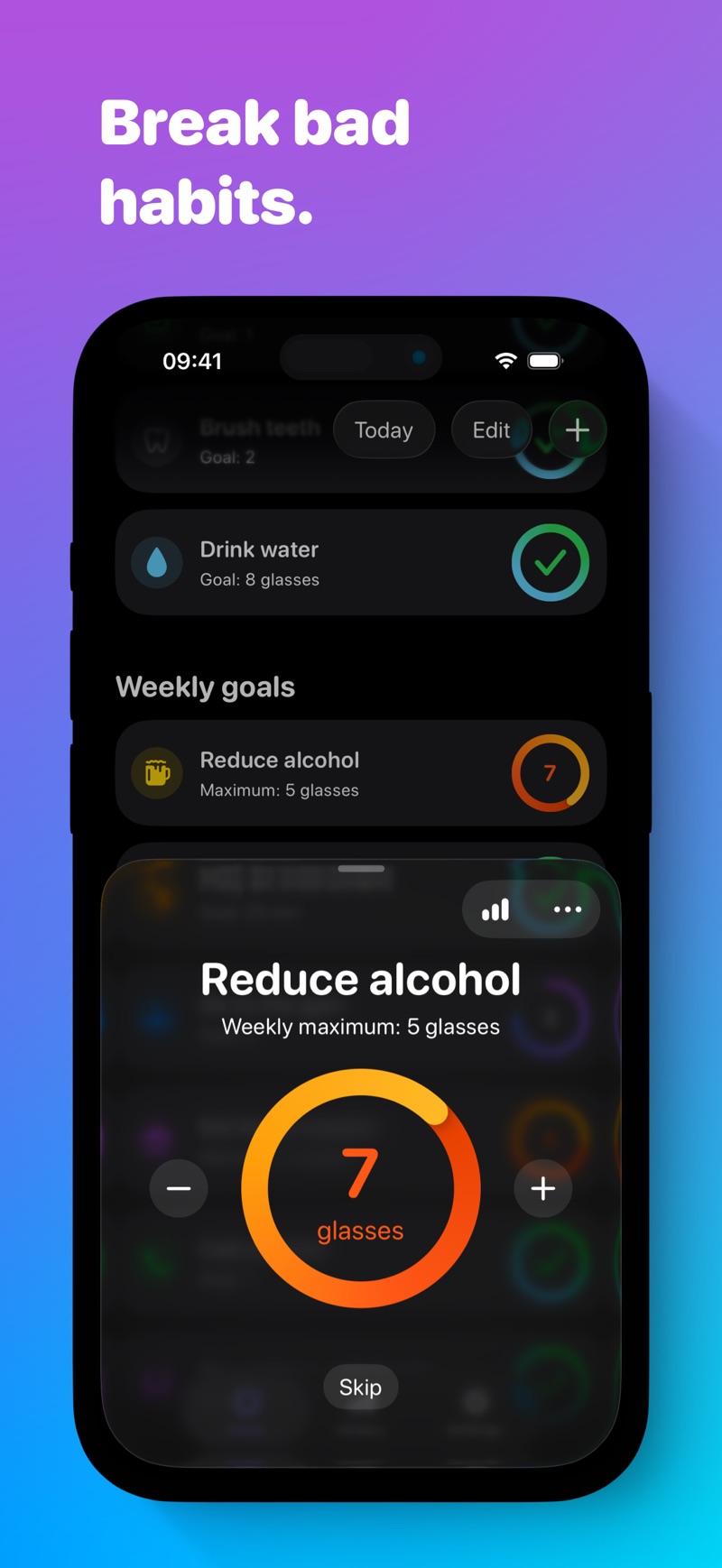 Awesome Habits iPhone screenshot 4