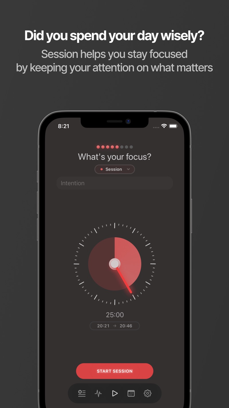 Session iPhone screenshot 1