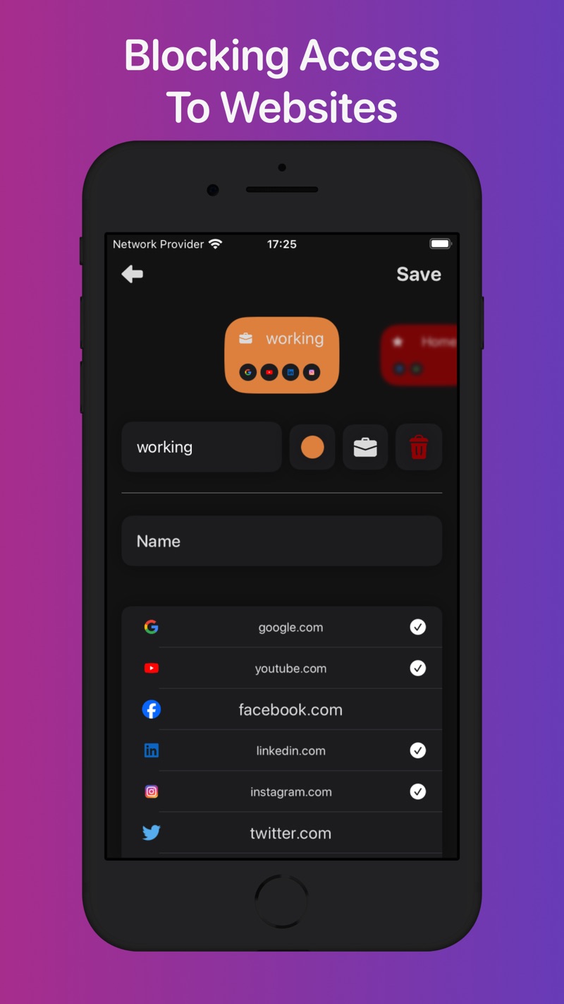 Blank Web iPhone screenshot 2
