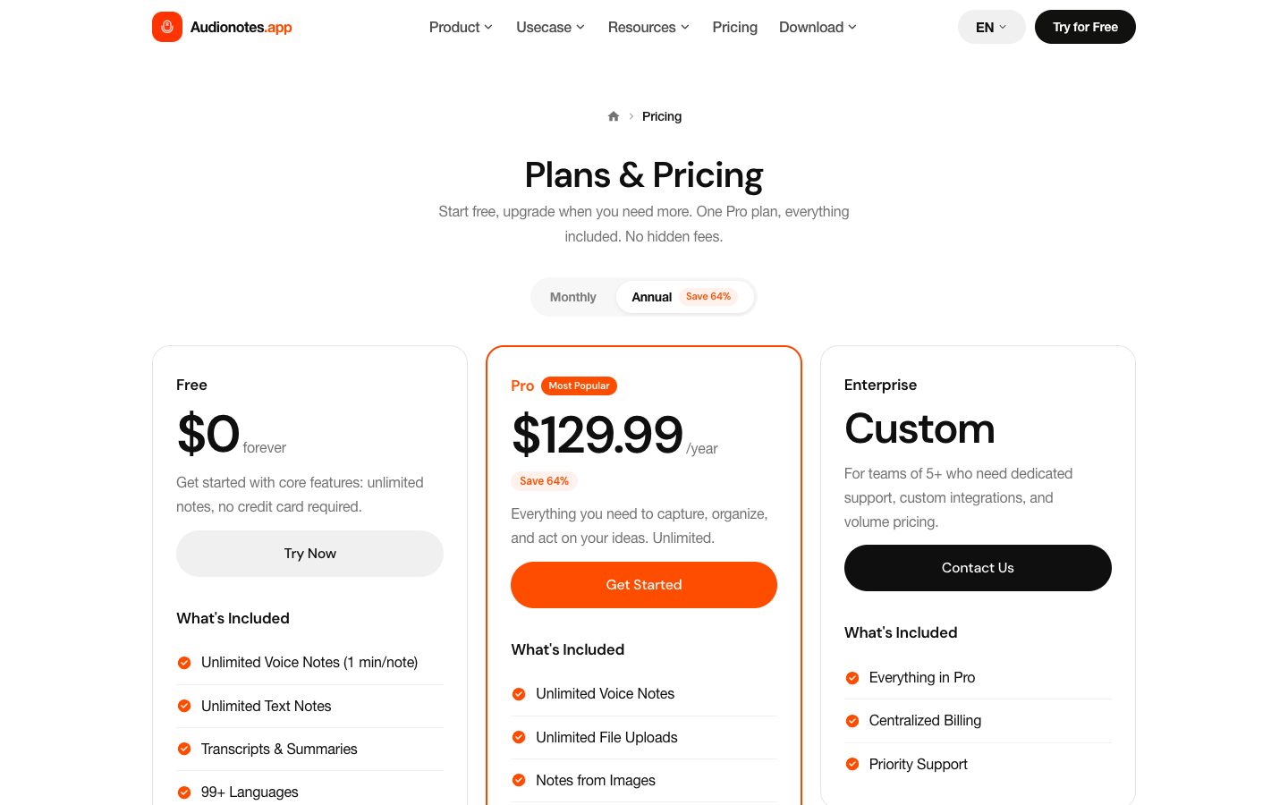 Pricing