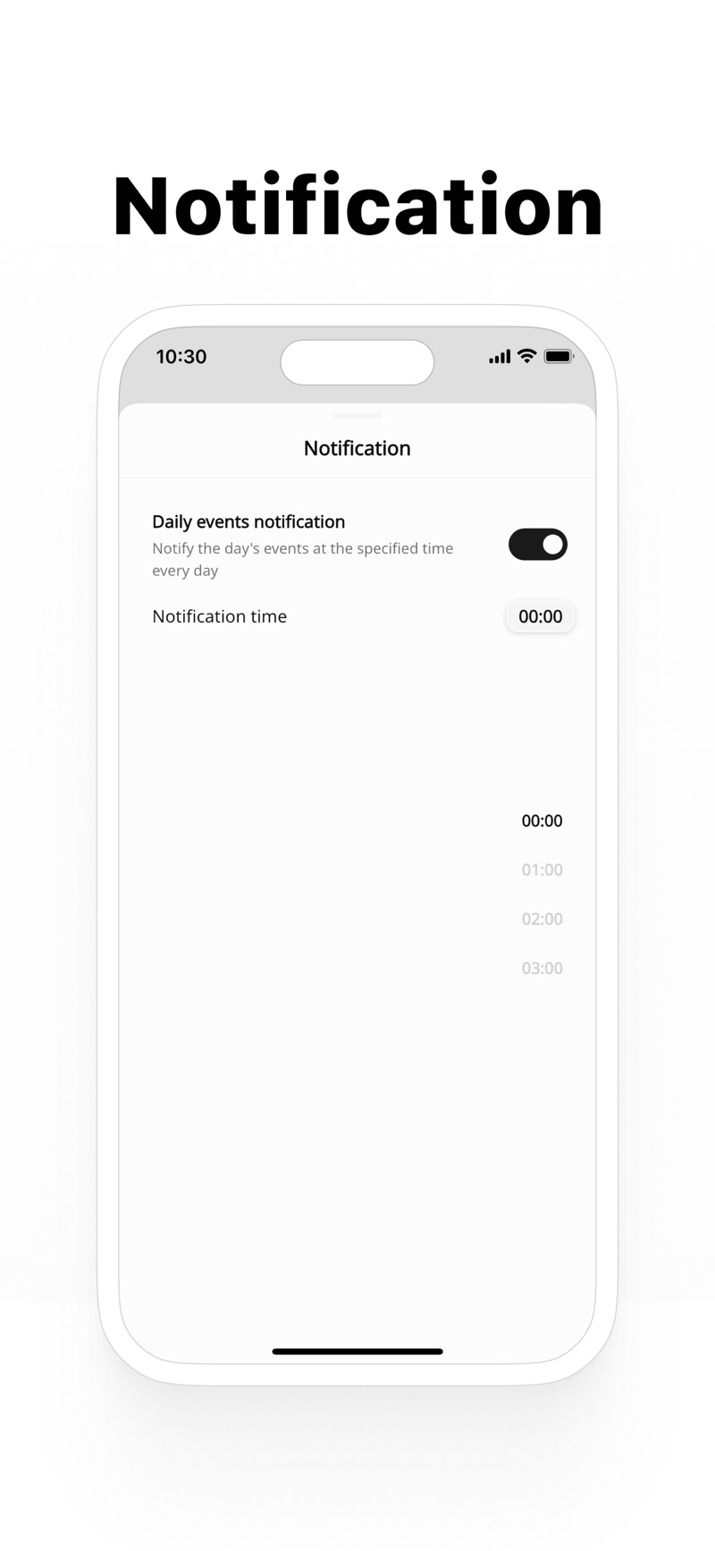 Simple Calendar iPhone screenshot 6