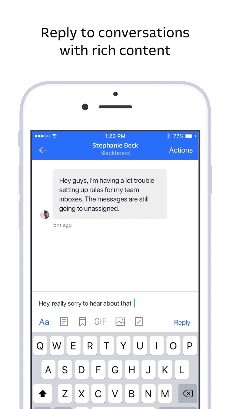 Intercom iPhone screenshot 3