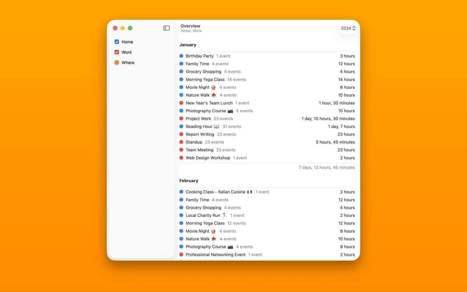 Overview Mac screenshot 1