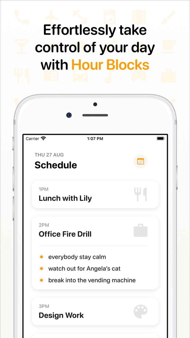 Hour Blocks iPhone screenshot 1