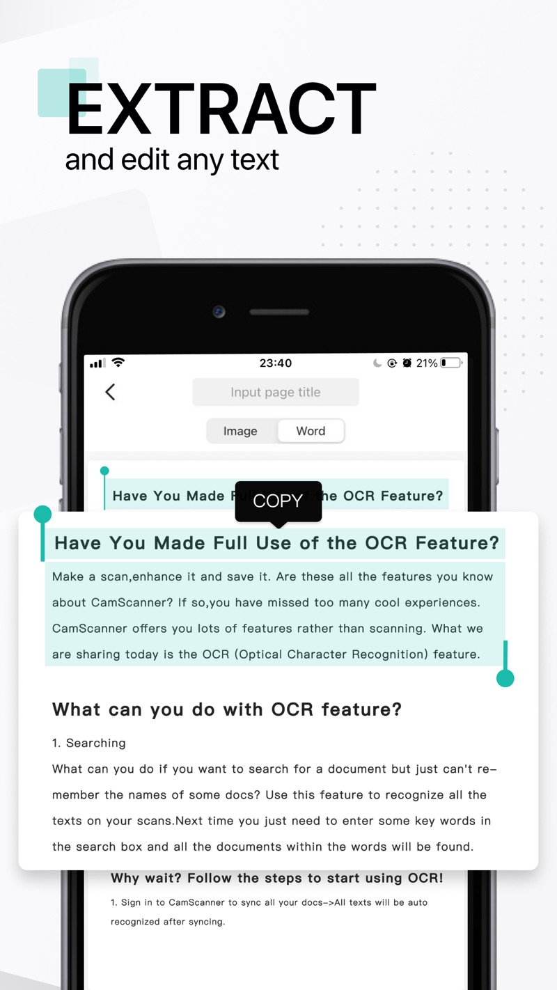 CamScanner iPhone screenshot 6