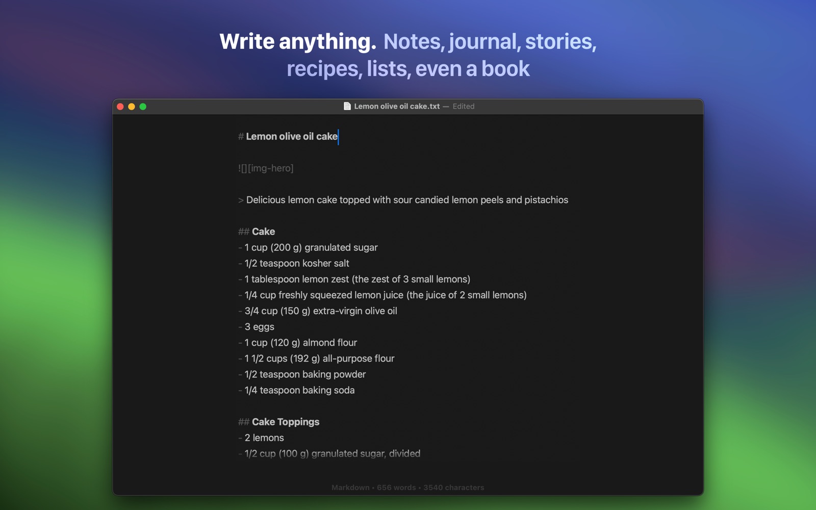 Byword Mac screenshot 4
